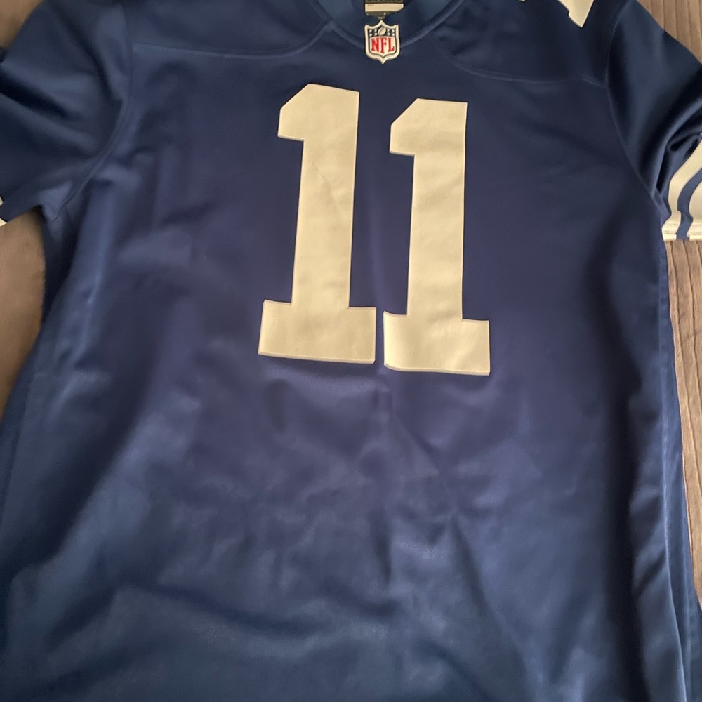 Blue and White Colts Michael Pittman NFL Jersey